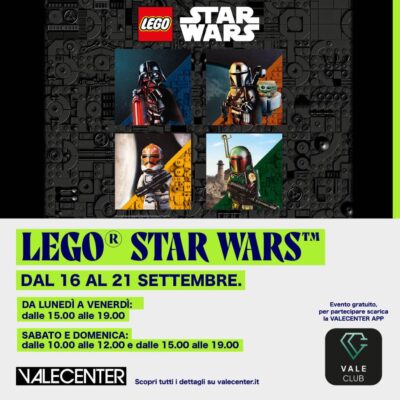 Immagine promozionale Lego Star Wars al Centro Commerciale Valecenter
