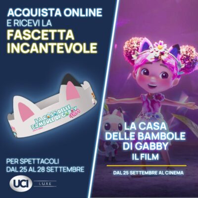 Immagine promozionale Uci Luxe Cinema per il film La casa delle bambole di Gabby